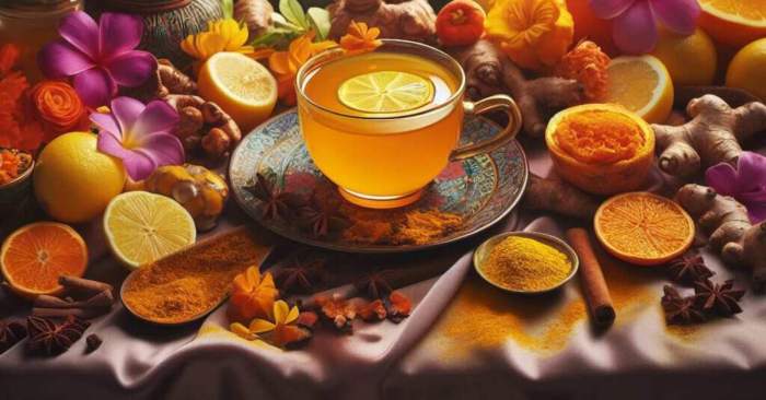 Turmeric Ginger Lemongrass Tea Benefits | Sanlo Salabat