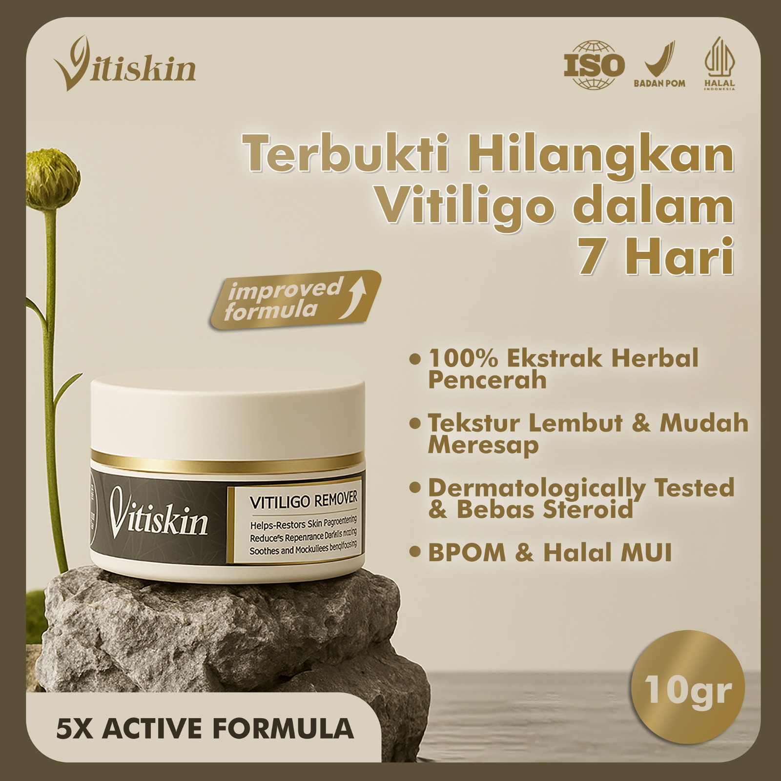 Salep Vitiskin Vitiligo Cream - Gambar 5