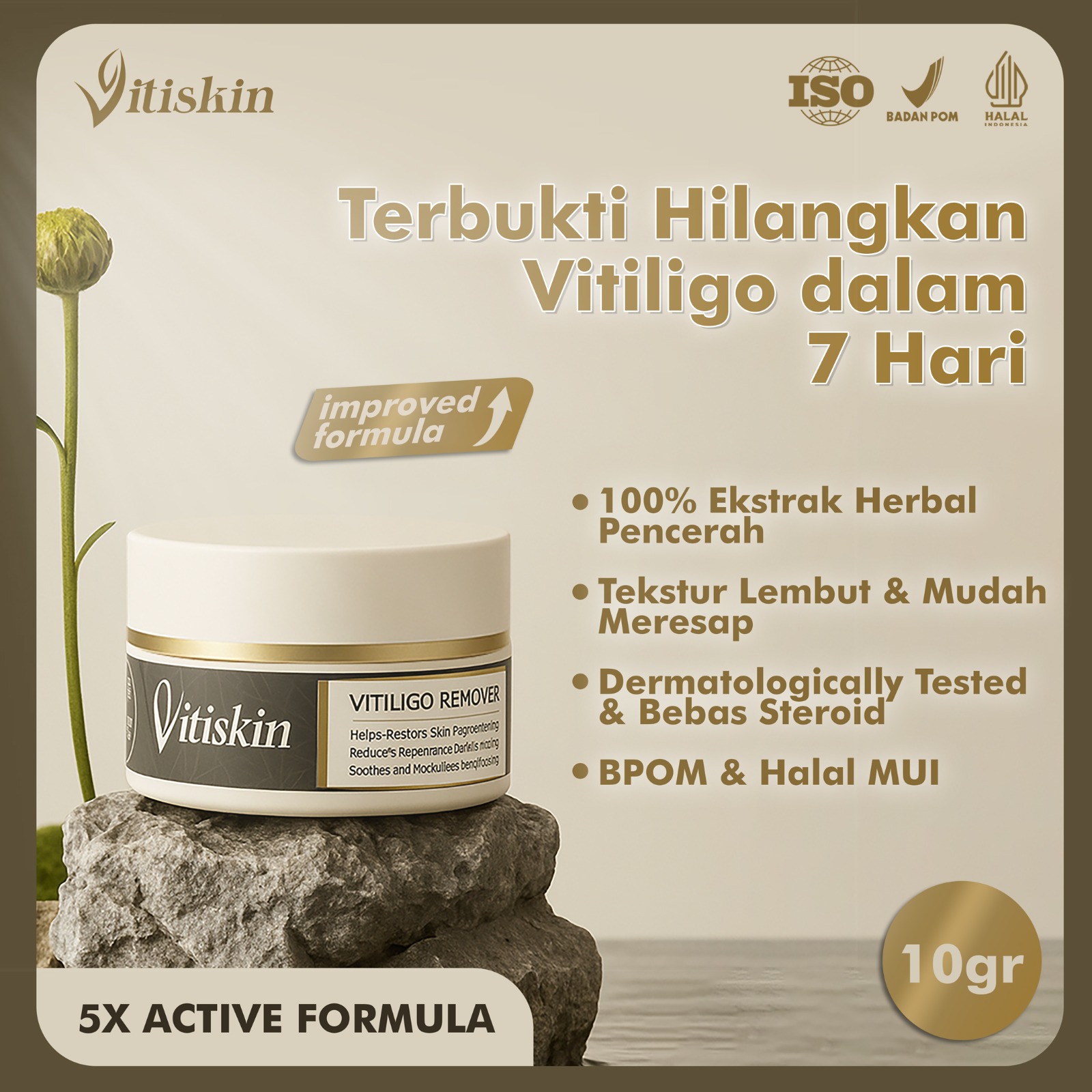 Salep Vitiskin Vitiligo Cream - Gambar 6